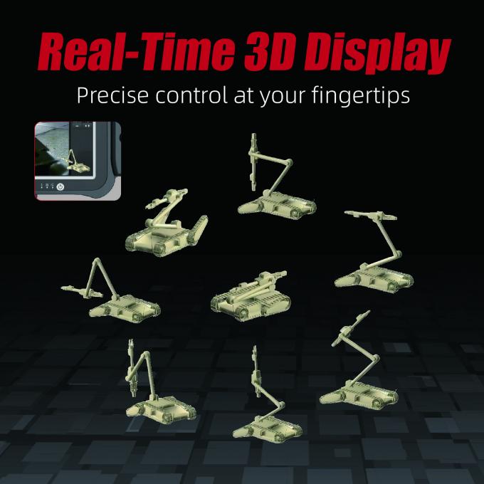 Medium EOD Robot with X-Y-Z Coordinate Arm for Precision Disposal 2